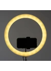 Zore 3D-36 36cm Canlı Yayın ve Ambiyans RGB Led Ring Light