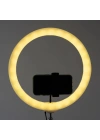 Zore 3D-36 36cm Canlı Yayın ve Ambiyans RGB Led Ring Light