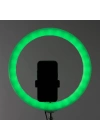 Zore 3D-36 36cm Canlı Yayın ve Ambiyans RGB Led Ring Light