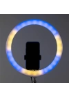 Zore 3D-36 36cm Canlı Yayın ve Ambiyans RGB Led Ring Light