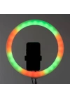 Zore 3D-36 36cm Canlı Yayın ve Ambiyans RGB Led Ring Light