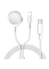 Zore Akıllı Saat Wireless To Lightning Type-C Şarj Kablosu 1.2M