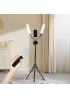 Zore AL45X Işıklı Telefon Tutucu Ring Light