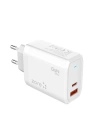 Zore Always-01 GaN Tech Type-C PD4.0 USB-A QC3.0 Hızlı Şarj Özellikli Seyahat Şarj Başlığı 65W