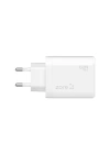 Zore Always-02 GaN Tech Type-C PD4.0 USB-A QC3.0 Hızlı Şarj Özellikli Seyahat Şarj Başlığı 45W