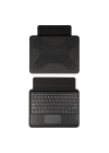 Zore Border Keyboard 10-11 inç Universal Bluetooh Bağlantılı Standlı Klavyeli Tablet Kılıfı