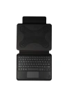 Zore Border Keyboard 10-11 inç Universal Bluetooh Bağlantılı Standlı Klavyeli Tablet Kılıfı