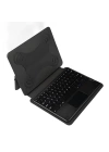 Zore Border Keyboard 10-11 inç Universal Bluetooh Bağlantılı Standlı Klavyeli Tablet Kılıfı