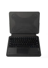 Zore Border Keyboard 10-11 inç Universal Bluetooh Bağlantılı Standlı Klavyeli Tablet Kılıfı