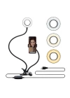 Zore Clip Flash Light Işıklı Telefon Tutucu Ring Light