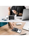 Zore CRD-05 Sade Tasarımlı 2 Hazneli PU Magnetik Standlı Kartlık