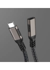 Zore Extension USB3.2 Type-C PD Uzatma Kablosu 100W 20Gbps 4K@60Hz 0.2 Metre
