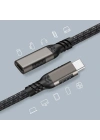 Zore Extension USB3.2 Type-C PD Uzatma Kablosu 100W 20Gbps 4K@60Hz 0.2 Metre