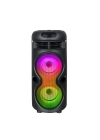 Zore GD-2402 Dijital LED Göstergeli FM Radyolu Mikrofonlu RGB TWS Çift 4 inç Stereo Bass Kablosuz Karaoke Hoparlör