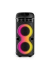 Zore GD-2402 Dijital LED Göstergeli FM Radyolu Mikrofonlu RGB TWS Çift 4 inç Stereo Bass Kablosuz Karaoke Hoparlör