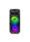 Zore GD-2402 Dijital LED Göstergeli FM Radyolu Mikrofonlu RGB TWS Çift 4 inç Stereo Bass Kablosuz Karaoke Hoparlör