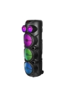 Zore GD-2887 Dijital LED Göstergeli Mikrofonlu RGB TWS 8 inç Stereo Bass Kablosuz Karaoke Hoparlör