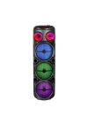 Zore GD-2887 Dijital LED Göstergeli Mikrofonlu RGB TWS 8 inç Stereo Bass Kablosuz Karaoke Hoparlör
