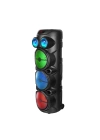 Zore GD-2887 Dijital LED Göstergeli Mikrofonlu RGB TWS 8 inç Stereo Bass Kablosuz Karaoke Hoparlör