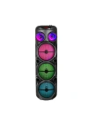 Zore GD-2887 Dijital LED Göstergeli Mikrofonlu RGB TWS 8 inç Stereo Bass Kablosuz Karaoke Hoparlör