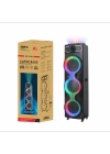 Zore GD-3126 Dijital LED Göstergeli Mikrofonlu RGB TWS Üçlü 10 inç Stereo Bass Kablosuz Karaoke Hoparlör
