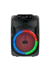 Zore GD-893 Mikrofonlu RGB TWS 8 inç Stereo Bass Kablosuz Karaoke Hoparlör