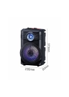 Zore GD-904 Dijital LED Göstergeli FM Radyolu Mikrofonlu RGB TWS 8 inç Stereo Bass Kablosuz Karaoke Hoparlör