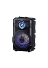 Zore GD-904 Dijital LED Göstergeli FM Radyolu Mikrofonlu RGB TWS 8 inç Stereo Bass Kablosuz Karaoke Hoparlör