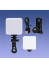 Zore GZ49S RGB Light Işıklı Telefon Tutucu Ring Light