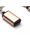 Zore Kablolu Metal Type-C Otg