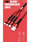 Zore LC93 3 in 1 Usb Kablo