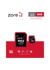 Zore Micro SD Hafıza Kartı 8GB