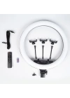 Zore MJ-18 Uzaktan Kumandalı 45cm Işıklı Telefon Tutucu Ring Light