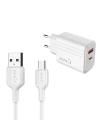 Zore Play Serisi PL06 Type-C 2in1 Seyahat Şarj Aleti 20W