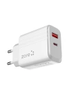 Zore Play Serisi PL06 Type-C 2in1 Seyahat Şarj Aleti 20W