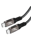 Zore QG01 Type-C to Type-C USB4 PD Data Kablosu 240W 40Gbps 8K@60Hz 0.2 Metre