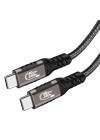 Zore QG01 Type-C to Type-C USB4 PD Data Kablosu 240W 40Gbps 8K@60Hz 0.2 Metre