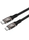 Zore QG01 Type-C to Type-C USB4 PD Data Kablosu 240W 40Gbps 8K@60Hz 1 Metre