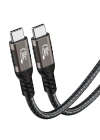 Zore QG01 Type-C to Type-C USB4 PD Data Kablosu 240W 40Gbps 8K@60Hz 1 Metre