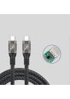 Zore QG01 Type-C to Type-C USB4 PD Data Kablosu 240W 40Gbps 8K@60Hz 1 Metre