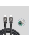 Zore QG01 Type-C to Type-C USB4 PD Data Kablosu 240W 40Gbps 8K@60Hz 1 Metre