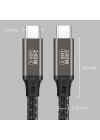 Zore QG02 Type-C to Type-C PD3.1 Data Kablosu 240W 480Mbps 1.5 Metre