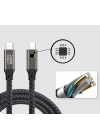 Zore QG02 Type-C to Type-C PD3.1 Data Kablosu 240W 480Mbps 2 Metre