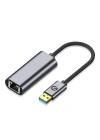 Zore QG03 USB-A to RJ45 USB3.0 Ethernet Dönüştürücü Kablo 1000Mbps 22cm