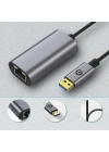 Zore QG03 USB-A to RJ45 USB3.0 Ethernet Dönüştürücü Kablo 1000Mbps 22cm