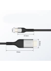Zore QG06 8K 60 Hz Görüntü Kalitesi Type-C to HDMI Kablo 1.8M