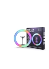 Zore RGB MJ-33 Işıklı Telefon Tutucu Ring Light