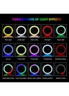 Zore RGB MJ-33 Işıklı Telefon Tutucu Ring Light