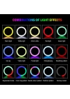 Zore RGB MJ-33 Işıklı Telefon Tutucu Ring Light