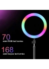 Zore RGB MJ-33 Işıklı Telefon Tutucu Ring Light